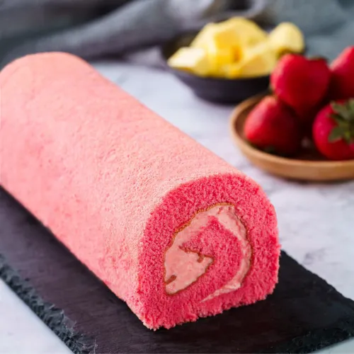 Swiss Roll - Strawberry Swiss Roll - Strawberry