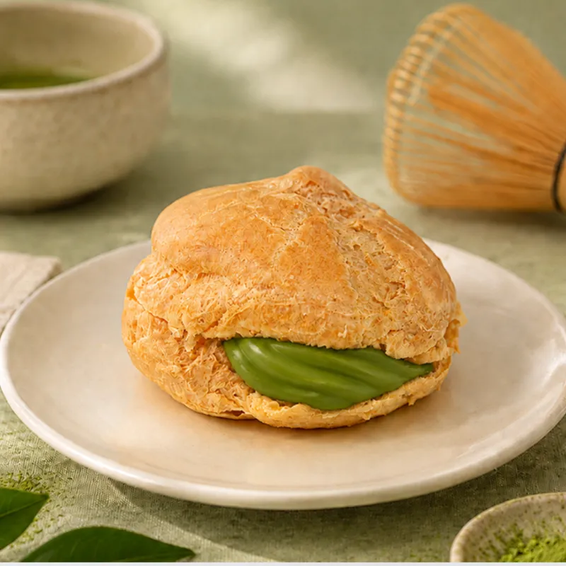 Matcha Custard Puff