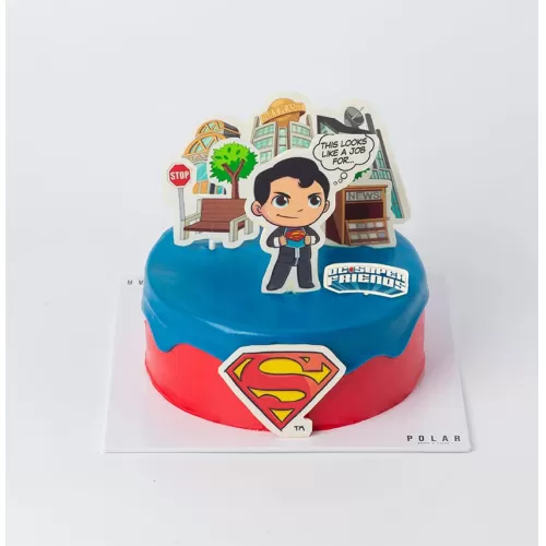 Online Superman Cakes Marble Gift Delivery in UAE - FNP