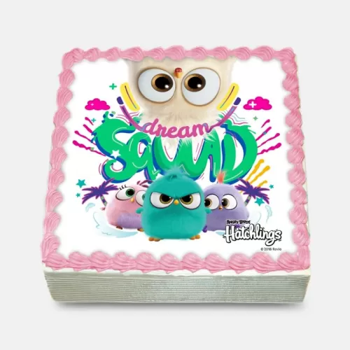 Cute Angry Bird Theme Cake