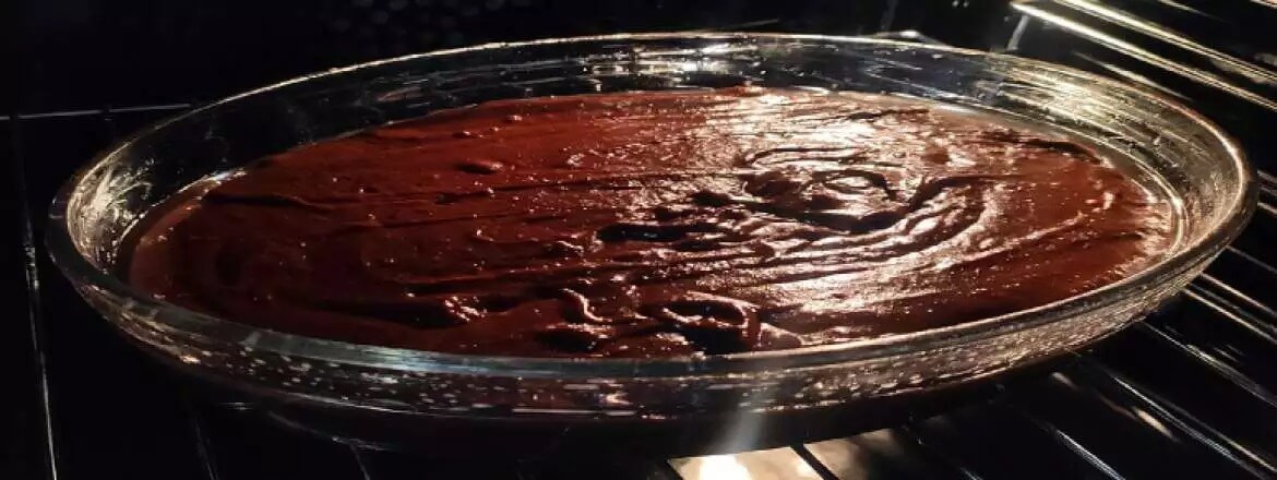 Wacky (Crazy) Cake with Chocolate Fudge Glaze - Lisa's Dinnertime Dish